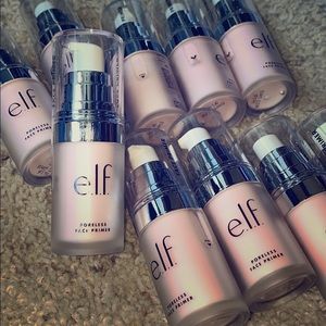 New Elf Poreless Face Primer In Clear Pink Shade